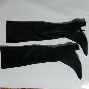 Over the knee Faux suede boots